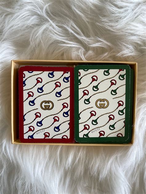 gucci playing card set